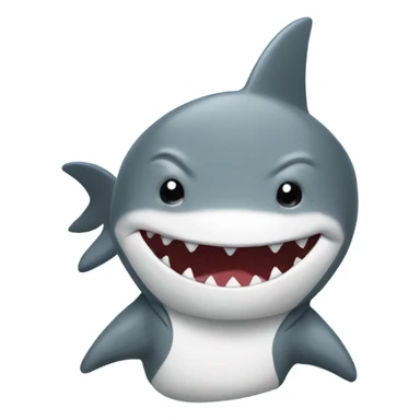 Shark with a Hoodie sticker