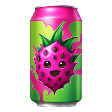 Energy Drink with the Taste of Dragonfruit & Dragon  sticker