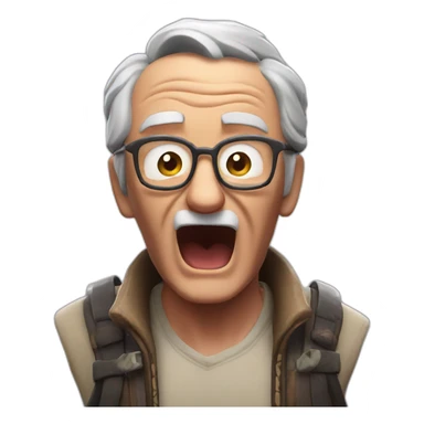 old man yells at fortnite sticker