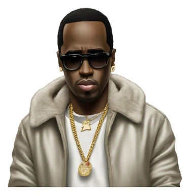 rapper sean combs p diddy sticker