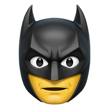 A batman emoji sticker