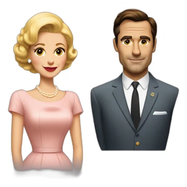 Don and Betty Draper sticker