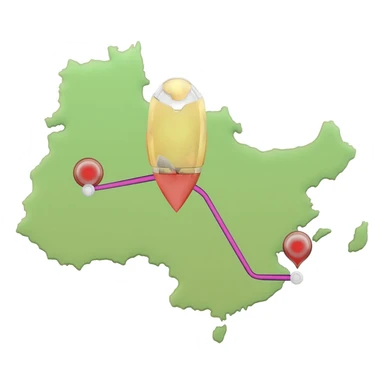 MAPA TURISMO sticker