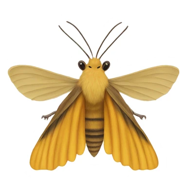 flannel moth sticker