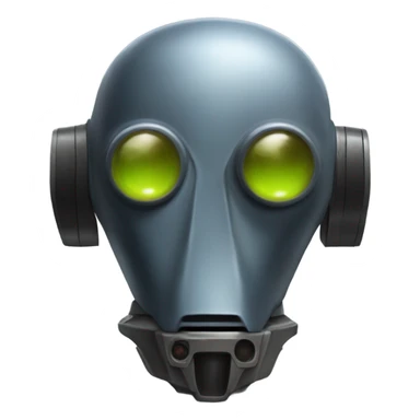 Person who is a droid with dark skin and a big nose and has lasers sticker