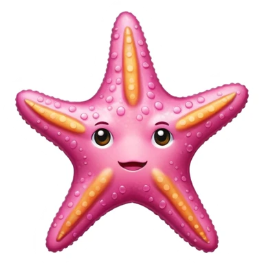 Blushed starfish sticker