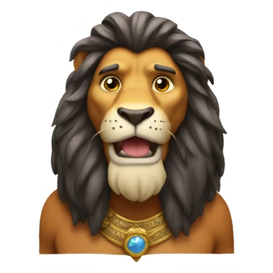 Loin king hapy sticker