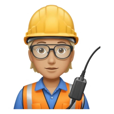 Electricity power employer at work sticker