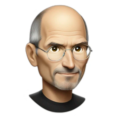 Steve Jobs eats apples sticker