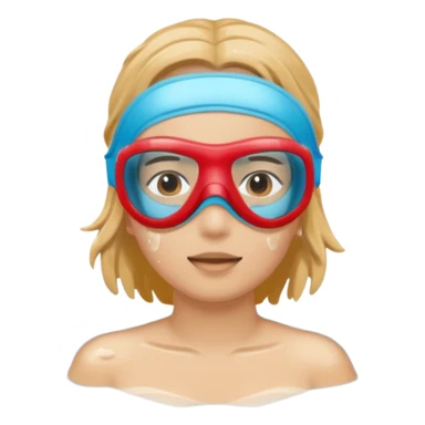 alat muka berenang sticker