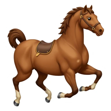 A horse rearing sticker