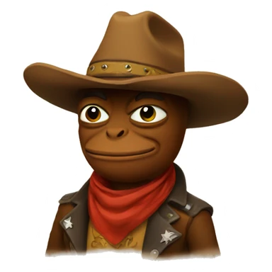 pepe cowboy sticker