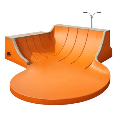Skatepark orange sticker