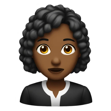 Judgemental girl sticker