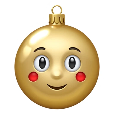 Christmas  gold   sticker