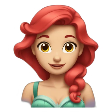 ariel disney sticker