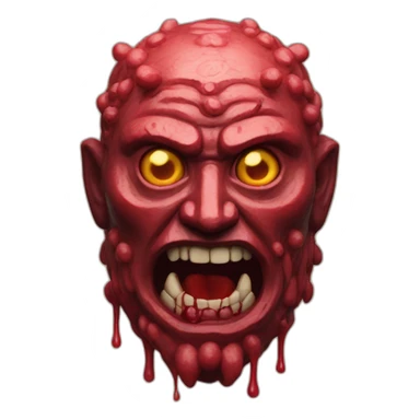 ancient chthonic god made of blood sticker