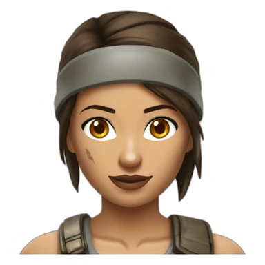 Lara Croft Tomb Raider sticker