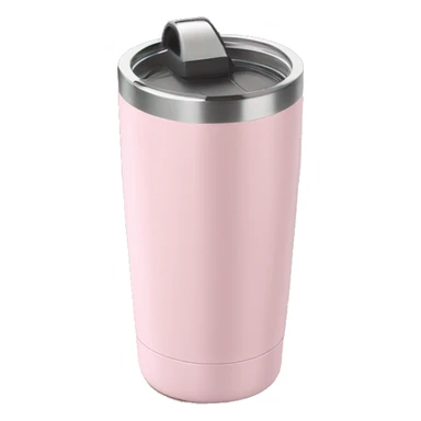 Light pink Stanley tumbler sticker