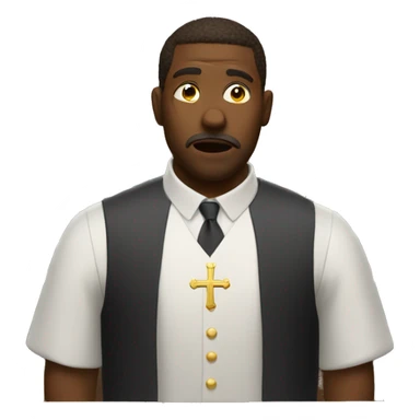 Sweating in church sticker