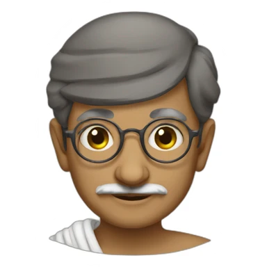 Mahathma gandhi sticker