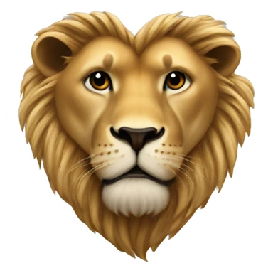 Leo print heart sticker