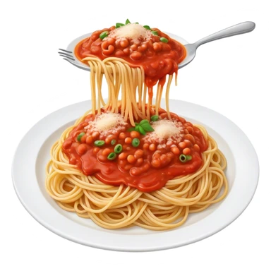 A plate of spaghetti explosion sticker