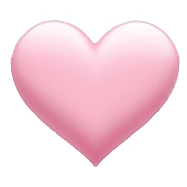 light pink love heart  sticker