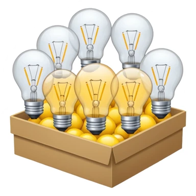 коробка з лампочками 💡🗃️ sticker