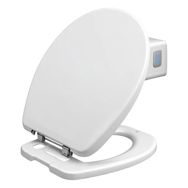 Heated toilet seat sticker