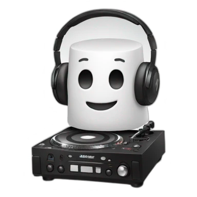 Dj marshmallow  sticker