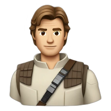 Han Solo in star wars sticker