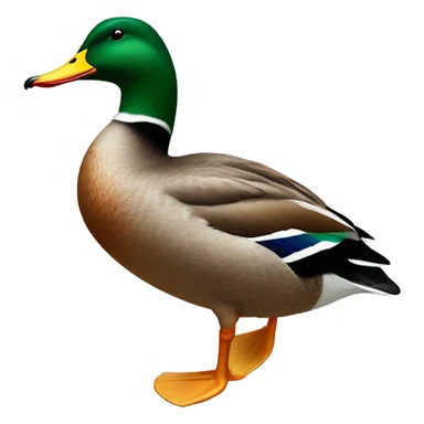 Mallard Duck, Quacking sticker