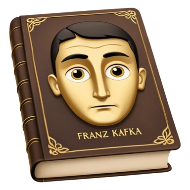 Franz Kafka book  sticker