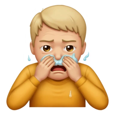 Someone puking sticker