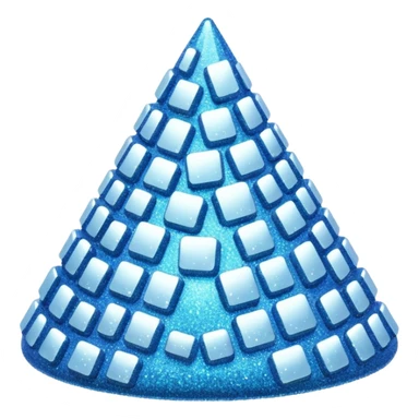 glitter white market sticker