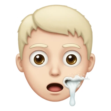 frothing at the mouth sticker