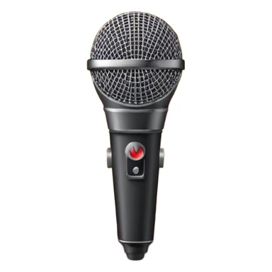 give me a microphone on fire with the text MC in front of it sticker