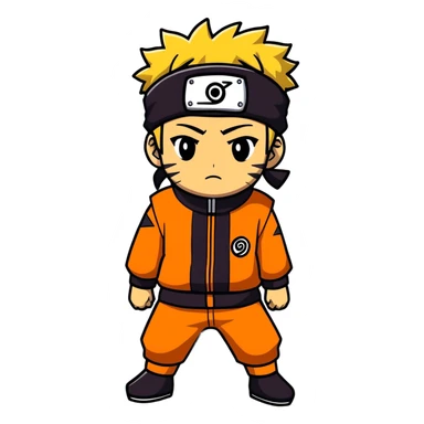 Naruto Face sticker