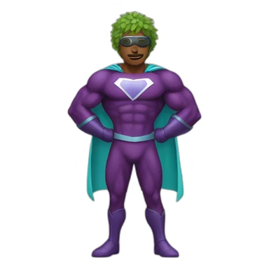 grapevine superhero sticker