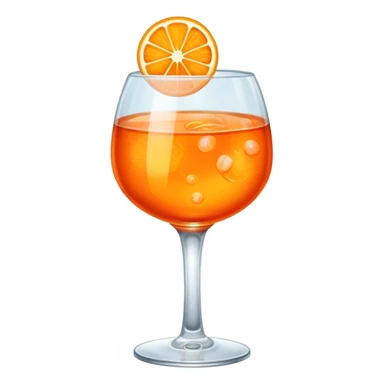 Aperolglas lacht sticker