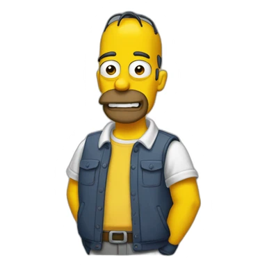 Homer s’impose sticker