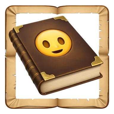 un vecchio libro dimenticato senza facce sticker