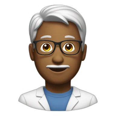 Homme intelligent et perspicace et astucieux sticker