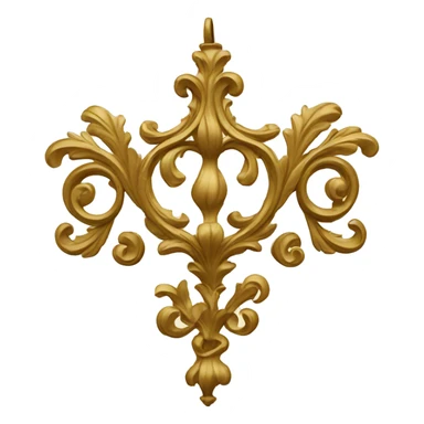 Vintage ornate ornament  sticker