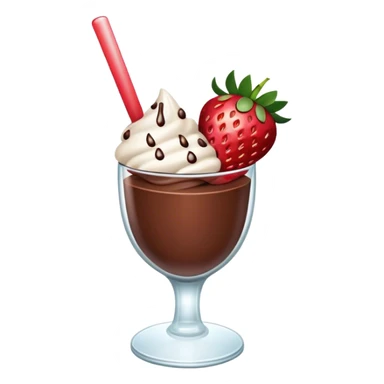 chocolate covered strawberries in a glass sticker