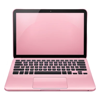 pastel pink laptop sticker