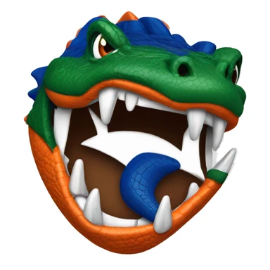 Florida gators football logo sticker