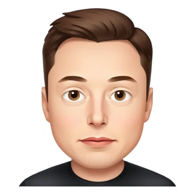Elon mask sticker