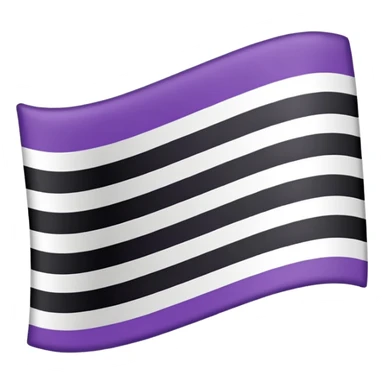 Asexual Pride flag emoji sticker